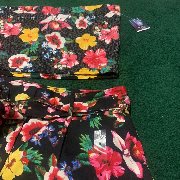 ‼️SALE‼️GLO JEANS Brand Boob Tube Top and Shots Set Top L Shorts 9 - Picture 6 of 10